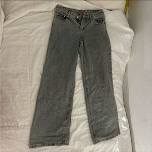 Edikted Women's Charcoal Straight Leg Jeans